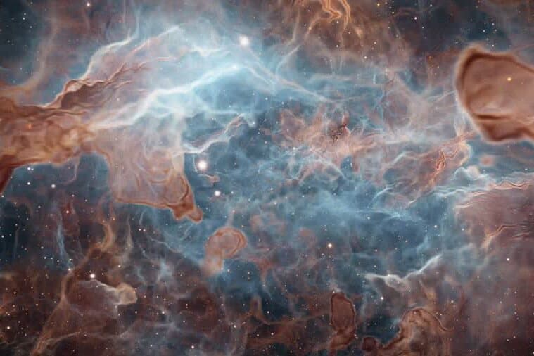 A nebula in deep space